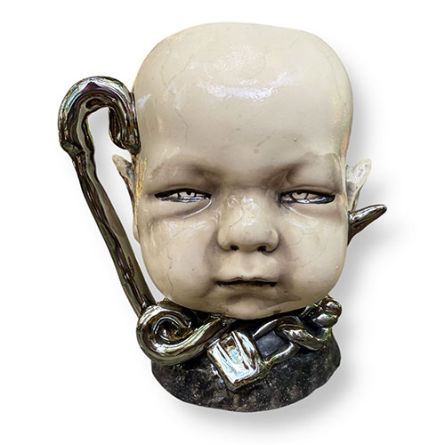 Stacy Lambert 6" Safety Pin Baby Head DP5534